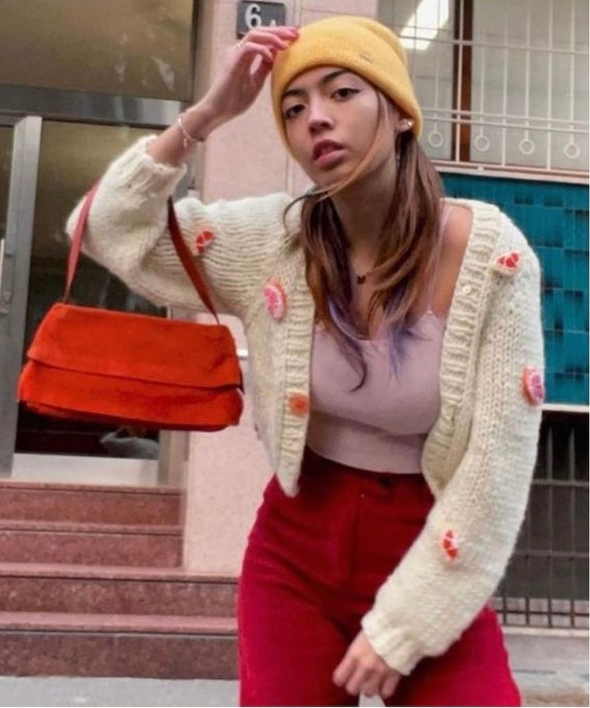 Embroider-me, cardigan