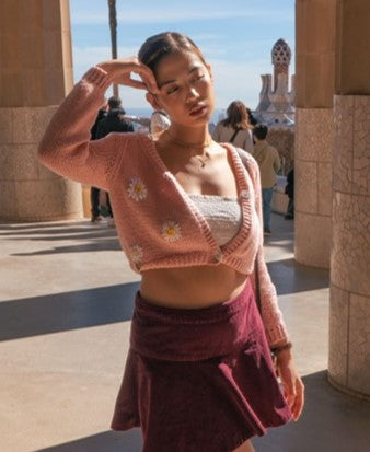 Embroider-me, cardigan